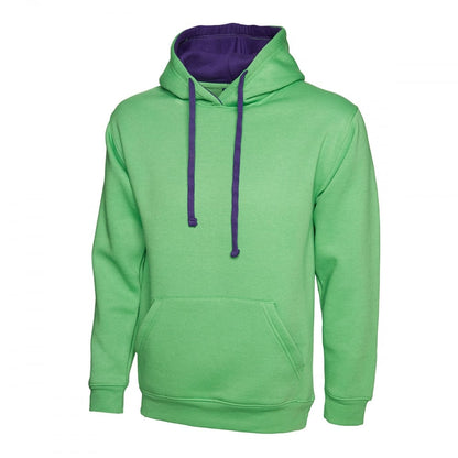 UC507 Contrast Hooded Sweatshirt