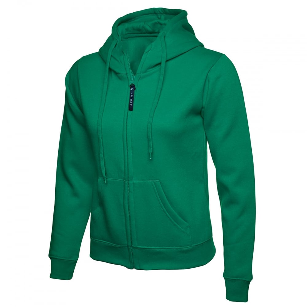 UC505 Ladies Classic Full Zip Hooded Sweatshirt