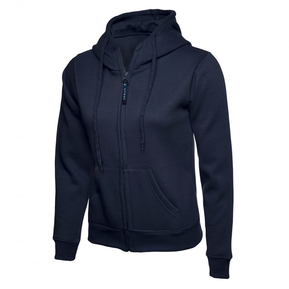 UC505 Ladies Classic Full Zip Hooded Sweatshirt