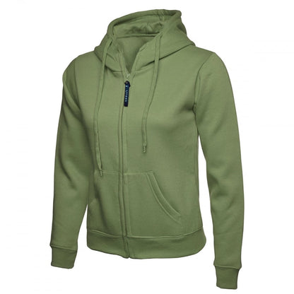 UC505 Ladies Classic Full Zip Hooded Sweatshirt