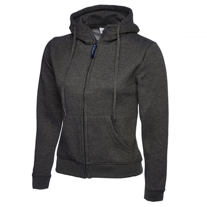 UC505 Ladies Classic Full Zip Hooded Sweatshirt