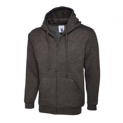 UC504 Adults Classic Full Zip Hooded Sweatshirt
