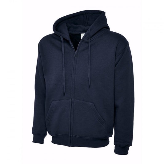 UC504 Adults Classic Full Zip Hooded Sweatshirt