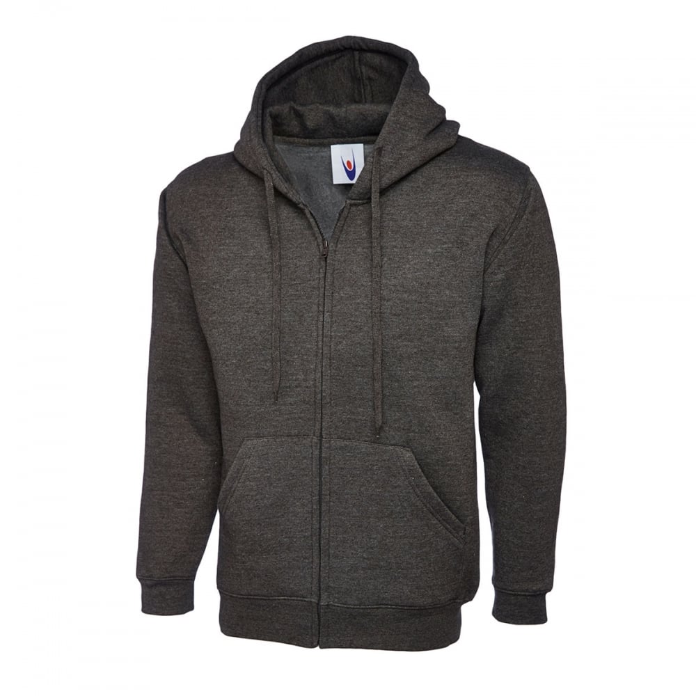 UC504 Adults Classic Full Zip Hooded Sweatshirt