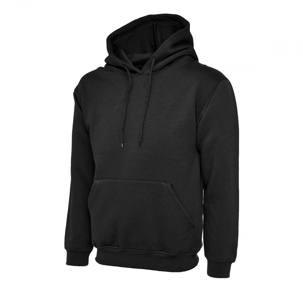 UC502 Classic Hooded Sweatshirt Black S *One Size Only - Outlet Store*