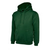 UC502 Classic Hooded Sweatshirt Green L *One Size Only - Outlet Store*