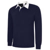 UC402 Classic Rugby Shirt Navy XS *One Size Only - Outlet Store*