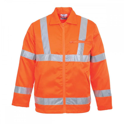 Hi Visibility Poly-Cotton Jacket RIS