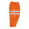 RT45 Hi Visibility Poly-Cotton Trousers RIS Orange 4XL 31" *One Size Only - Outlet Store*