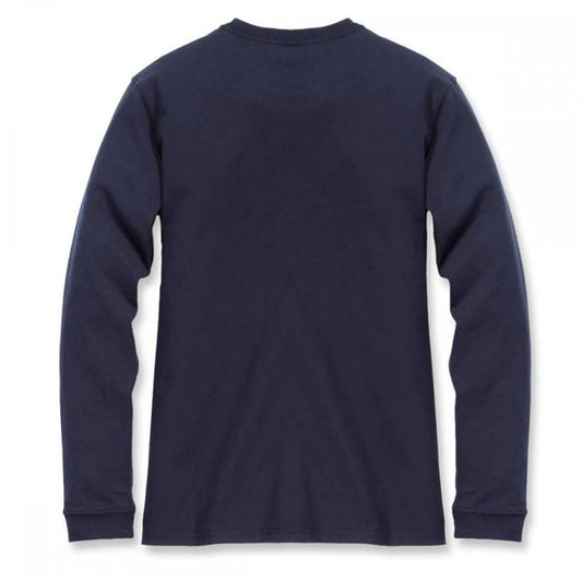 103244 Womens Workwear Pocket Long Sleeve T-Shirt