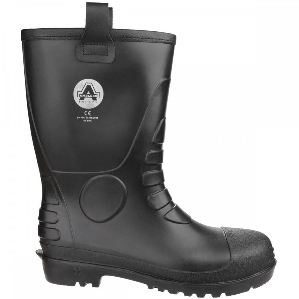 FS90 Waterproof PVC Pull on Safety Rigger Boot - Fur Lined Wellington