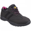FS706 Sophie Lace Up S1 Safety Trainer UK8 - EU42 - US9 Black *One Size Only - Outlet Store*