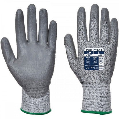 MR Cut PU Palm Glove Grey XS