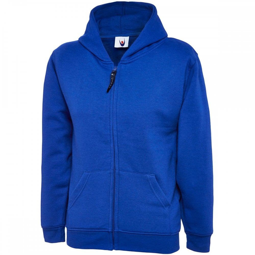 UC506 Childrens Classic Full Zip Hooded Sweatshirt
