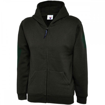 UC506 Childrens Classic Full Zip Hooded Sweatshirt
