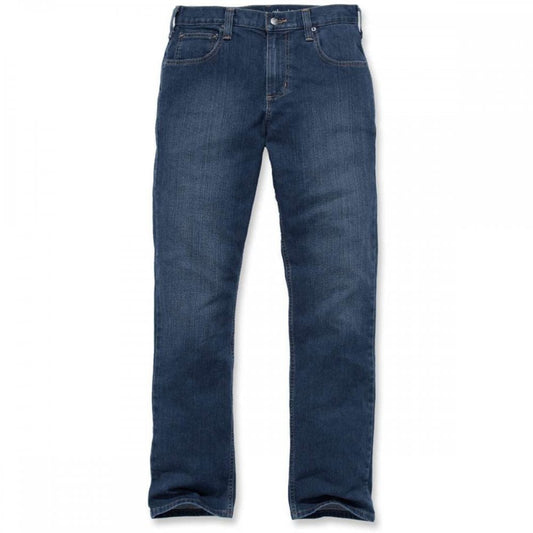 102804 Rugged Flex Relaxed Straight Jean Light Blue Chambray 30" 32" *One Size Only - Outlet Store*