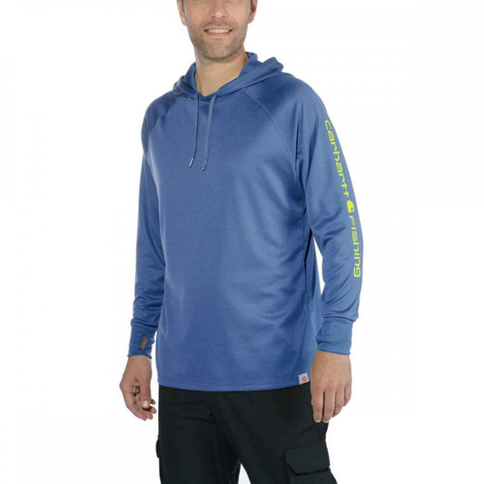 103572 Fishing Hooded T-Shirt Long Sleeve