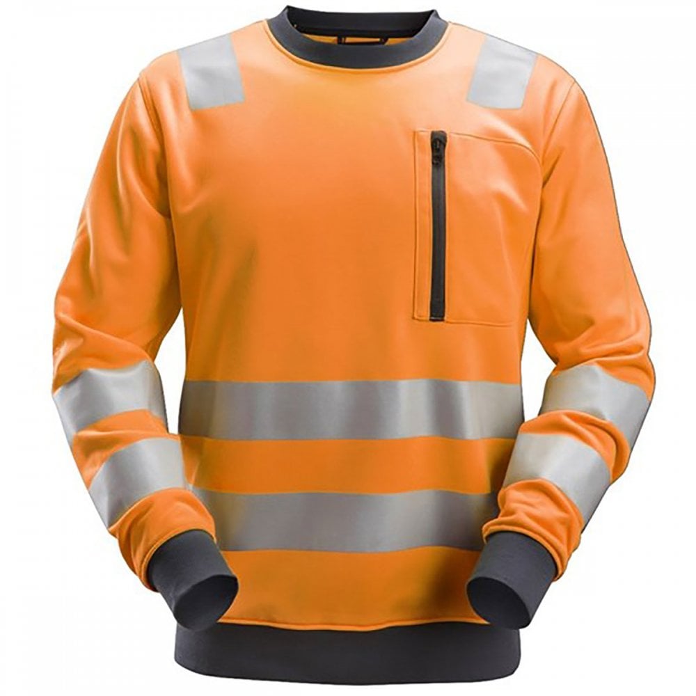 AllroundWork, High-Vis Sweatshirt CL2/CL3