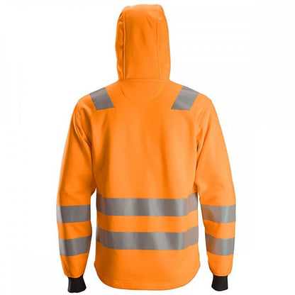 AllroundWork, High-Vis Full Zip Hoodie CL2/CL3