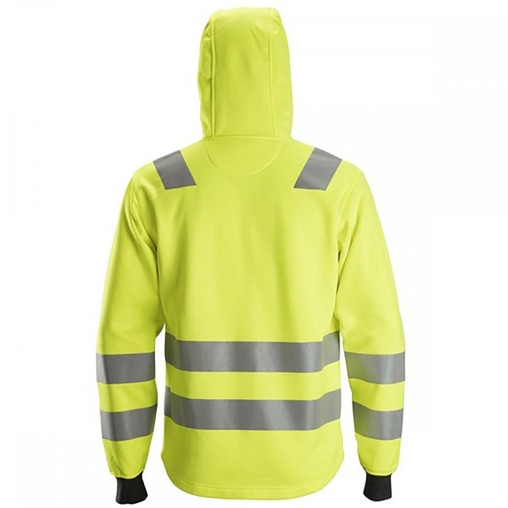 AllroundWork, High-Vis Full Zip Hoodie CL2/CL3