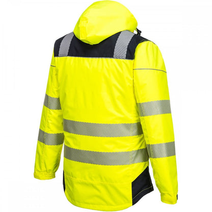 PW3 T400 Hi-Vis Winter Jacket Yellow/Navy