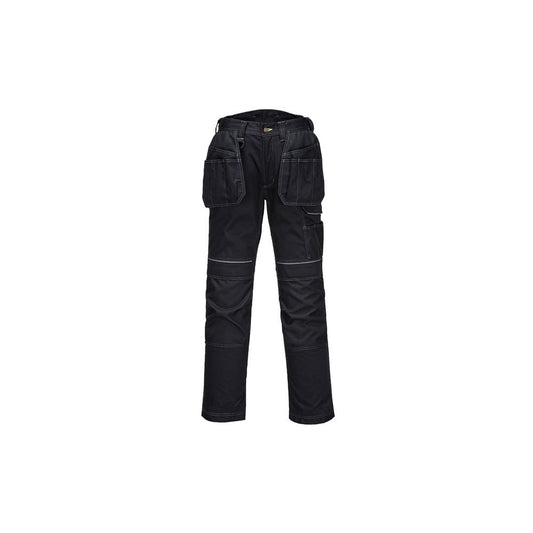 PW3 T602 Holster Work Trousers Black Black 32" 28" *One Size Only - Outlet Store*