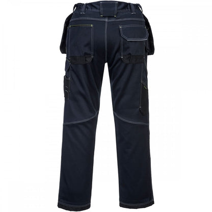 PW3 T602 Holster Work Trousers Navy/Black