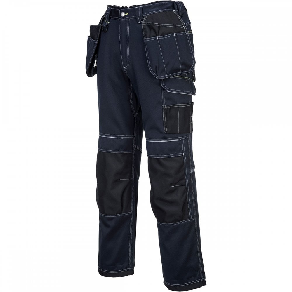 PW3 T602 Holster Work Trousers Navy/Black