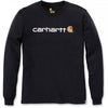 104107 Core Logo T-Shirt Long Sleeve Carbon Heather/Carhartt Gold 2XL *One Size Only - Outlet Store*