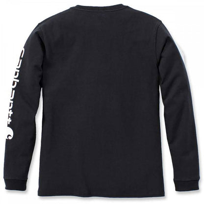 103401 Workwear Logo Long Sleeve Womens T-Shirt