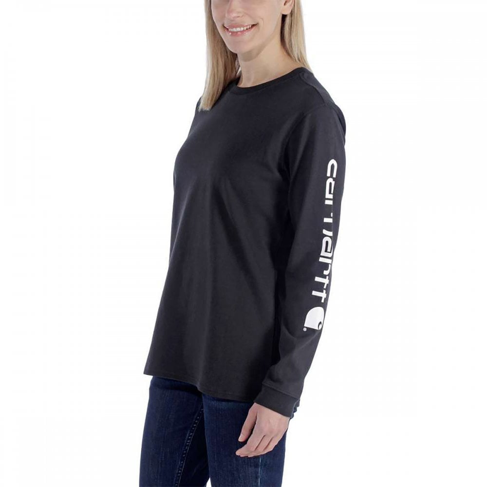 103401 Workwear Logo Long Sleeve Womens T-Shirt