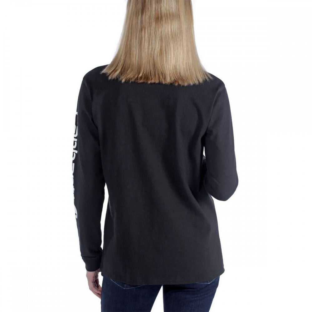 103401 Workwear Logo Long Sleeve Womens T-Shirt