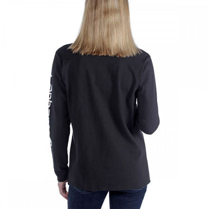 103401 Workwear Logo Long Sleeve Womens T-Shirt