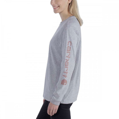 103401 Workwear Logo Long Sleeve Womens T-Shirt