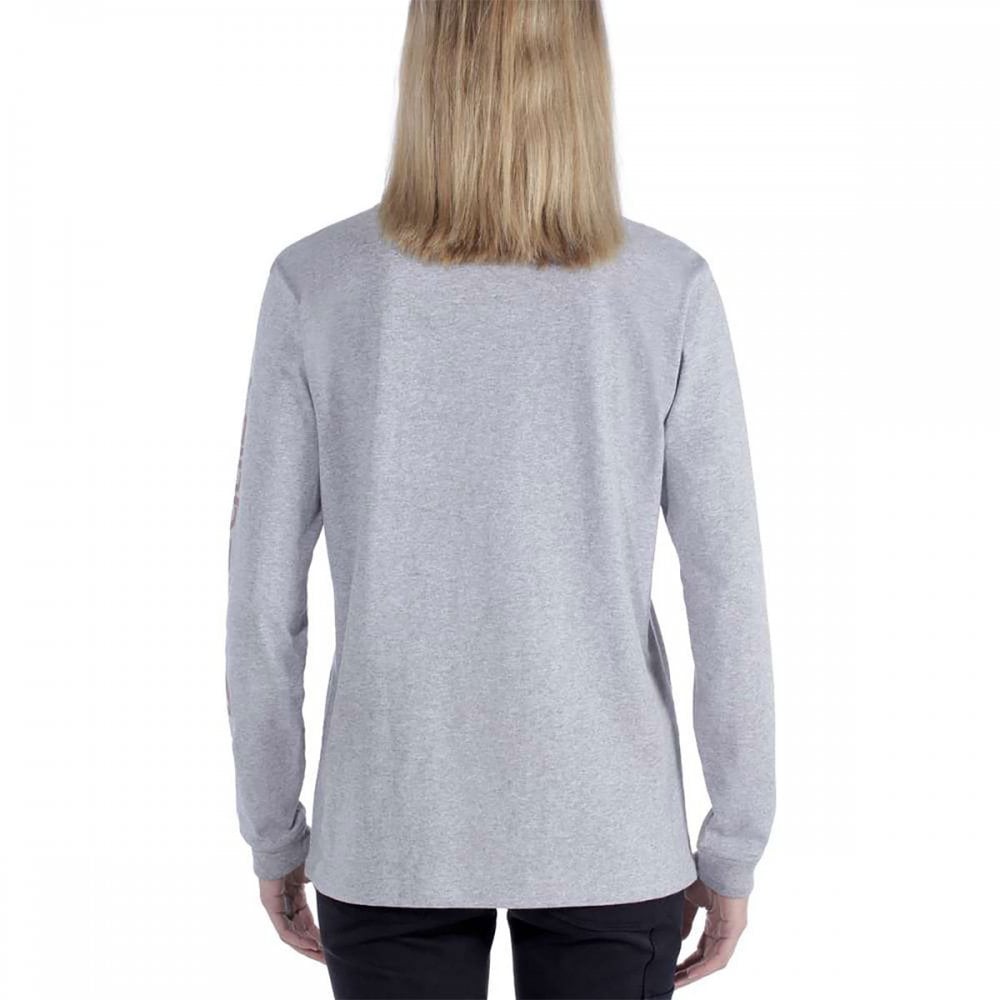 103401 Workwear Logo Long Sleeve Womens T-Shirt