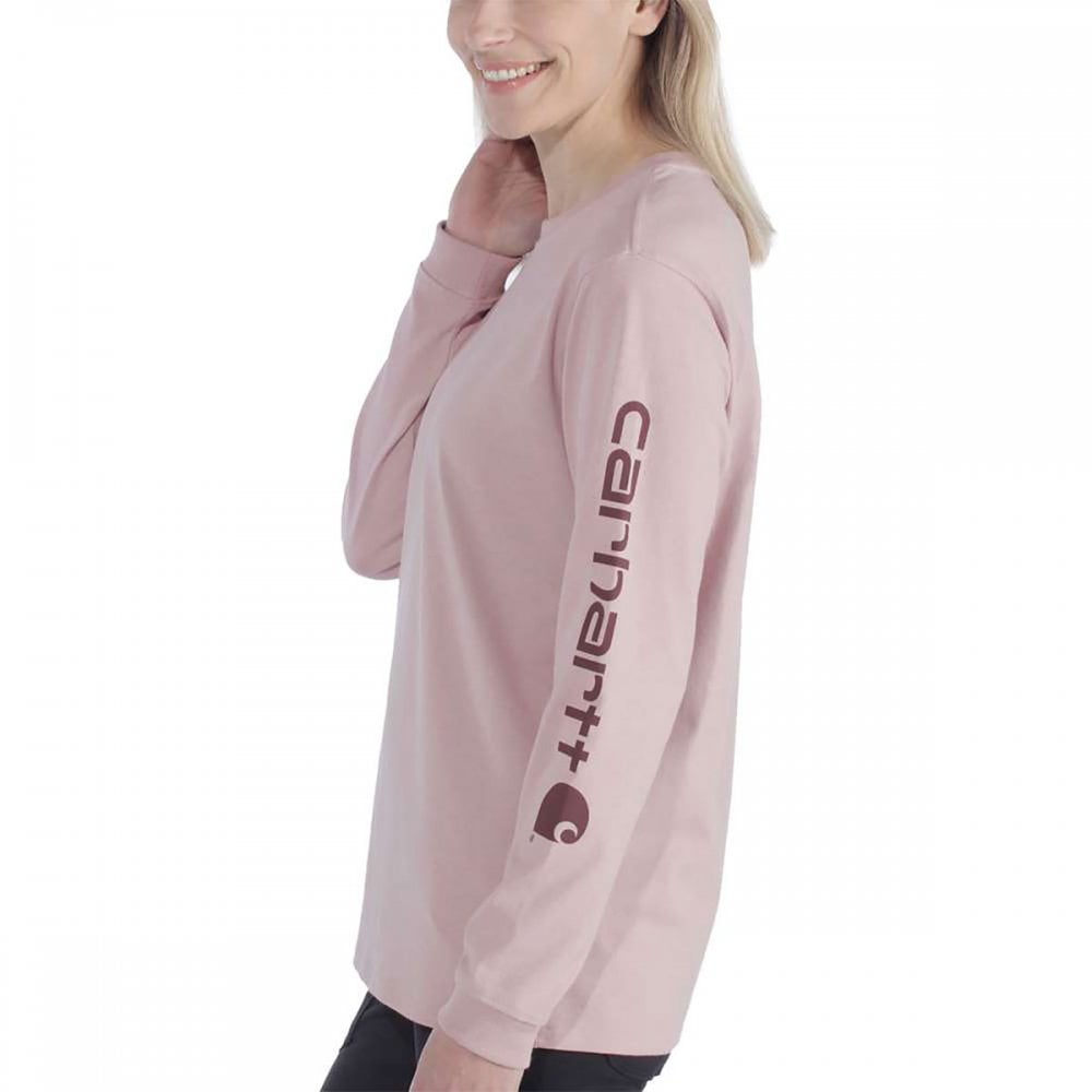 103401 Workwear Logo Long Sleeve Womens T-Shirt
