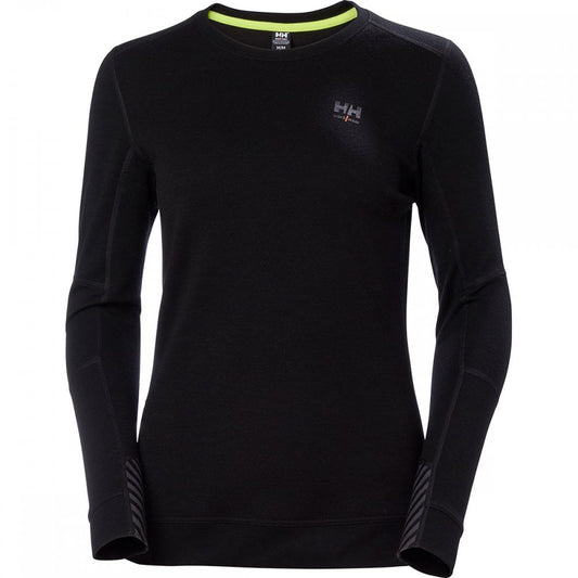 75209 Womens HH Lifa Merino Crew Neck Baselayer