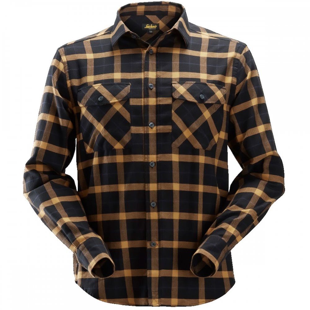8516 AllroundWork Flannel Check Long Sleeve Shirt