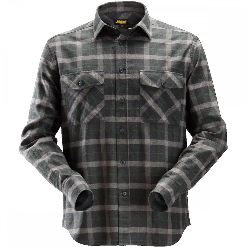 8516 AllroundWork Flannel Check Long Sleeve Shirt