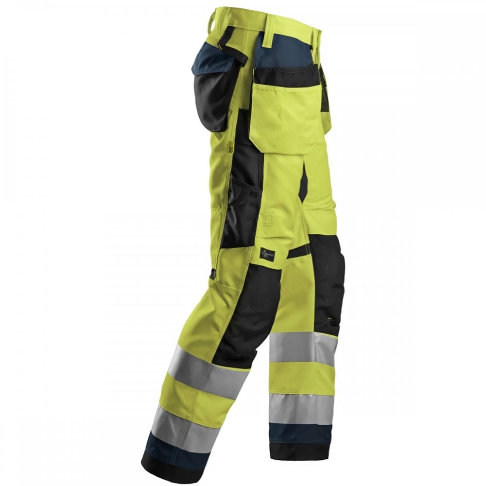 6230 AllroundWork High-Vis Trousers Holster Pockets+ Class 2
