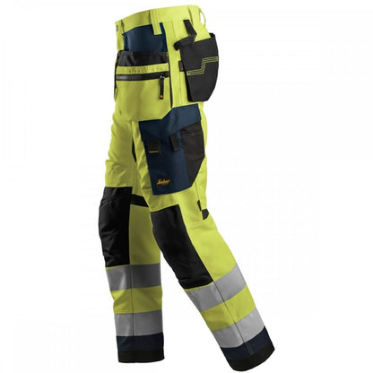 6230 AllroundWork High-Vis Trousers Holster Pockets+ Class 2