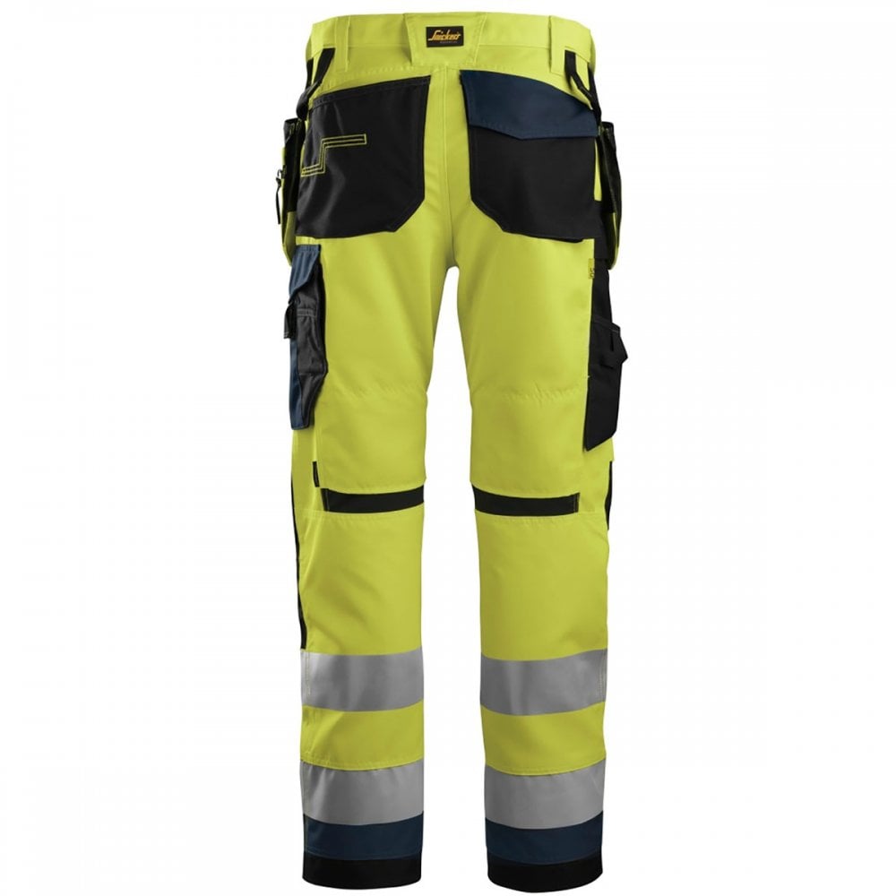 6230 AllroundWork High-Vis Trousers Holster Pockets+ Class 2
