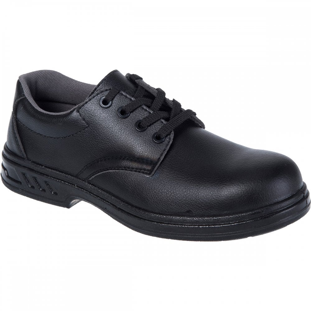 FW80 Laced Safety Shoe S2 (Vegan Friendly) Black 4 *One Size Only - Outlet Store*