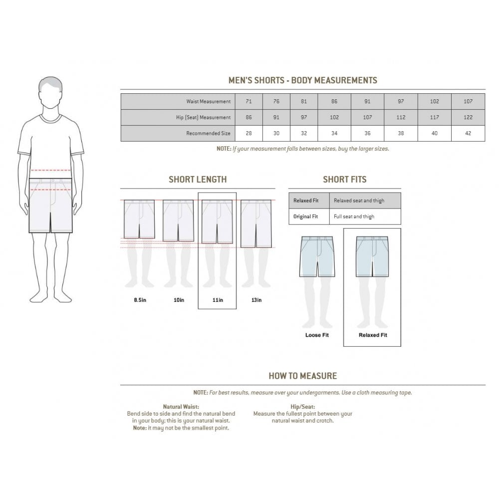 104196 Force Broxton Utility Short - Fitted, Snug Fit