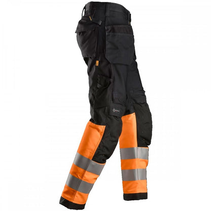 6233 AllroundWork High-Vis Work Trousers+ Holster Pockets Class 1