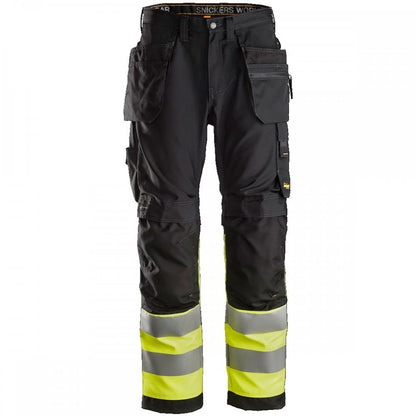 6233 AllroundWork High-Vis Work Trousers+ Holster Pockets Class 1