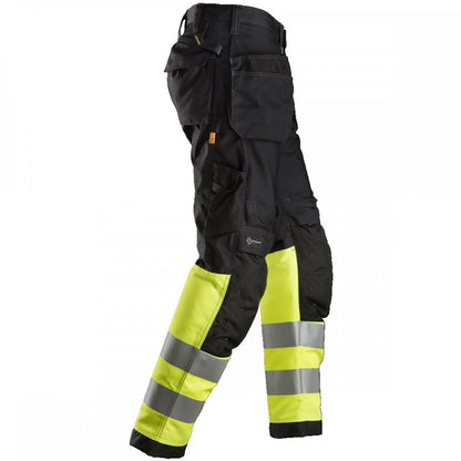 6233 AllroundWork High-Vis Work Trousers+ Holster Pockets Class 1
