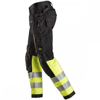 6233 AllroundWork High-Vis Work Trousers+ Holster Pockets Class 1