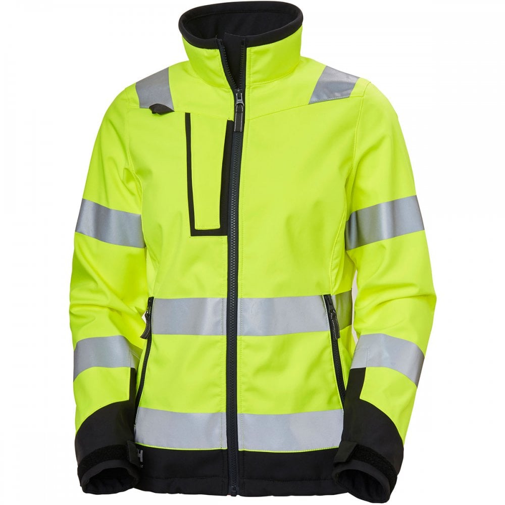 74098 Womens Luna Hi-Vis Softshell Jacket