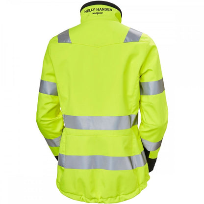 74098 Womens Luna Hi-Vis Softshell Jacket